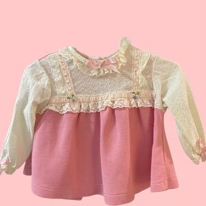 Vintage Frills Doe Spun Baby Top